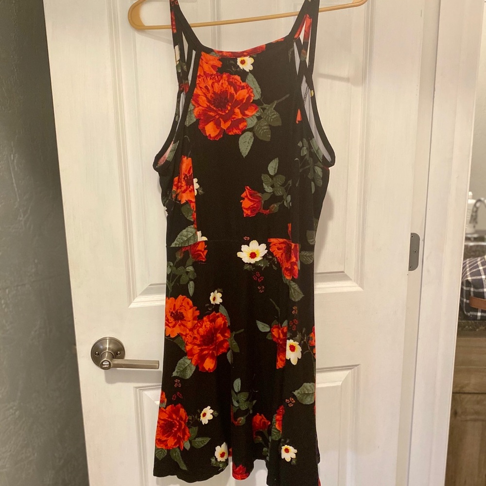 Macy’s Planet Gold rose dress XL